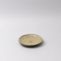 Premium Washed Fern Ceramic Saucer Microwave Safe - Green, 14cm