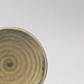Premium Washed Fern Ceramic Saucer Microwave Safe - Green, 14cm