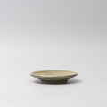 Premium Washed Fern Ceramic Saucer Microwave Safe - Green, 14cm