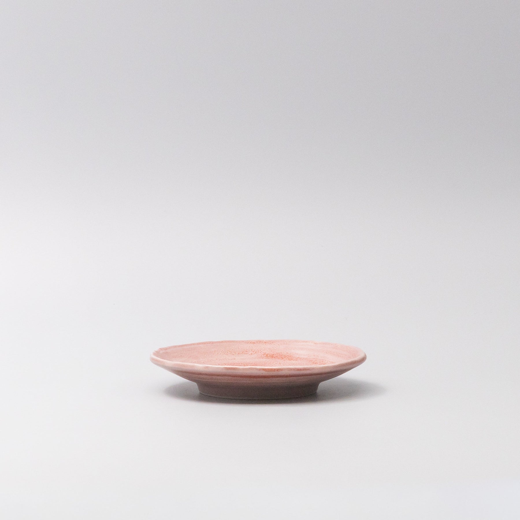 Premium 14cm Washed Goji Berry Ceramic Saucer 80ml Dishwasher Microwave Safe