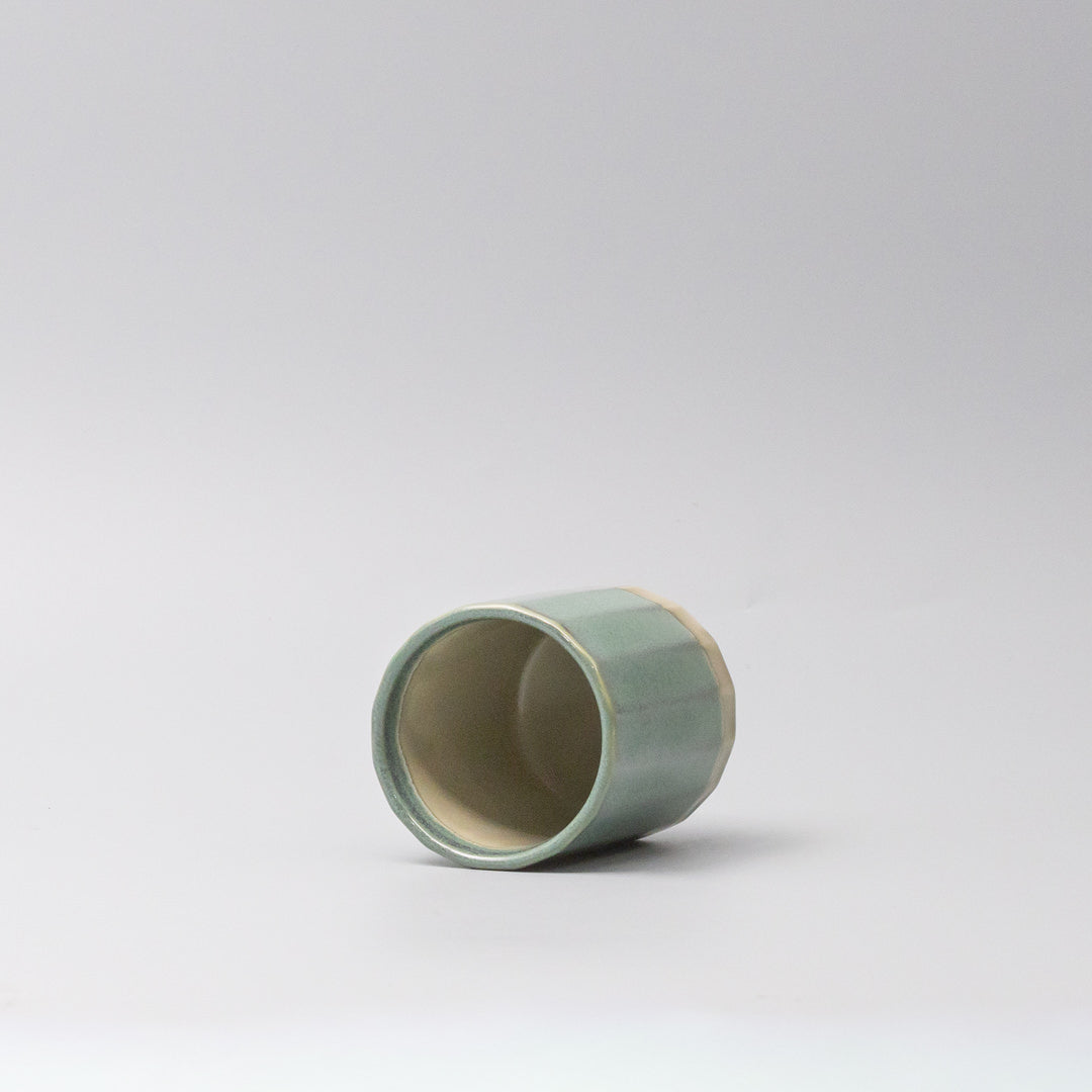 Premium 280ml Vintage Mint Glaze Omomi Ceramic Mug Japanese Tea Cup