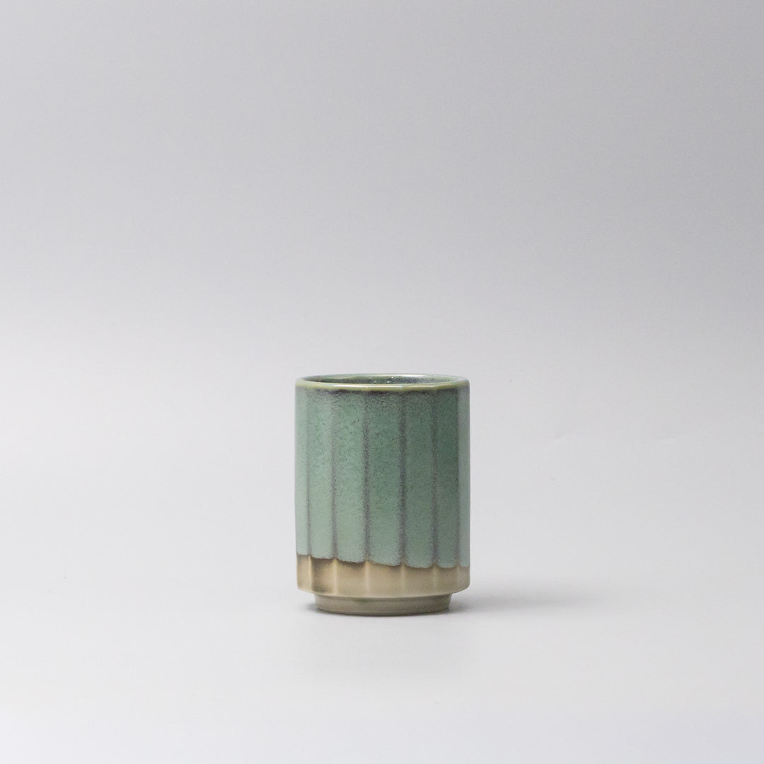 Premium 280ml Vintage Mint Glaze Omomi Ceramic Mug Japanese Tea Cup