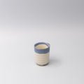 Denim Cream Glaze 150ml Ceramic Sushi Mug Japanese Tea Cup Dishwasher Microwave Safe