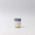 Denim Cream Glaze 150ml Ceramic Sushi Mug Japanese Tea Cup Dishwasher Microwave Safe