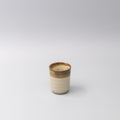 Caramel Cream Glaze 150ml Ceramic Sushi Mug Japanese Tea Cup Dishwasher Microwave Safe