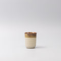 Caramel Cream Glaze 150ml Ceramic Sushi Mug Japanese Tea Cup Dishwasher Microwave Safe