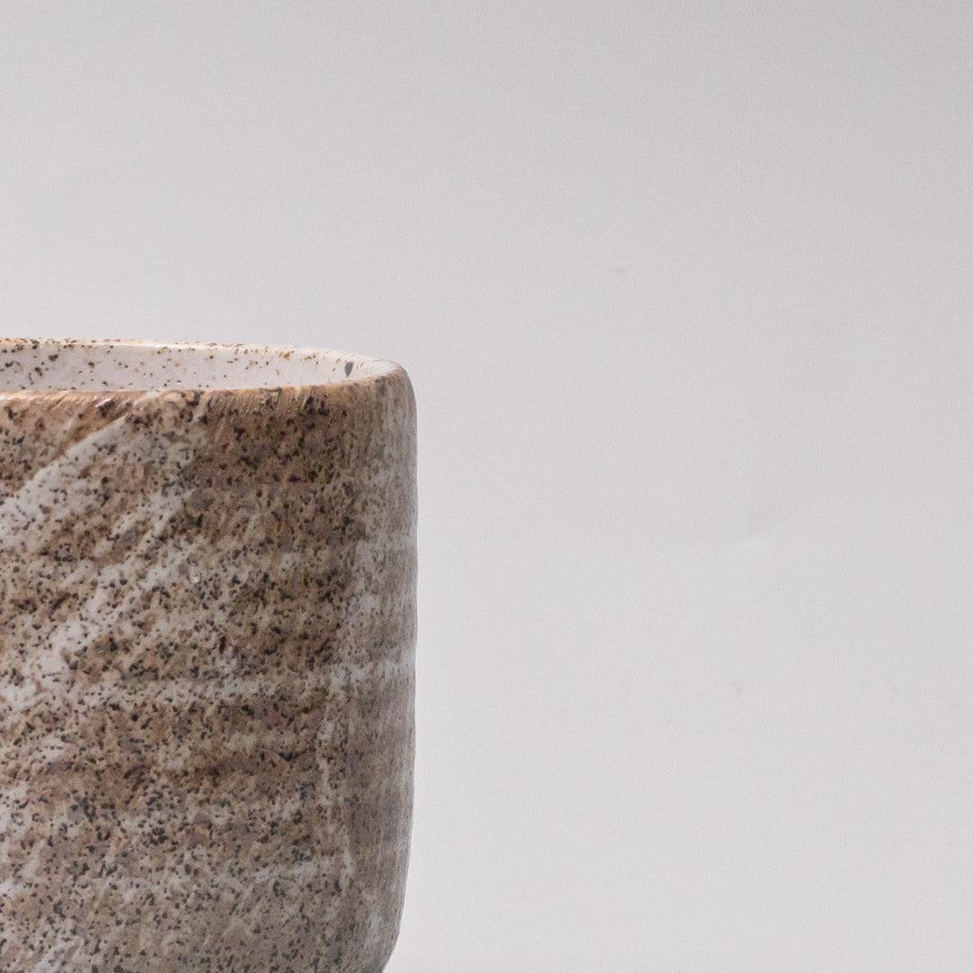 Premium 280ml Speckled Glaze Yunomi Mug Japanese Ceramic Tea Cup Dishwasher Microwave Safe