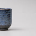 Premium 280ml Indigo Black Glaze Yunomi Mug Japanese Ceramic Tea Cup