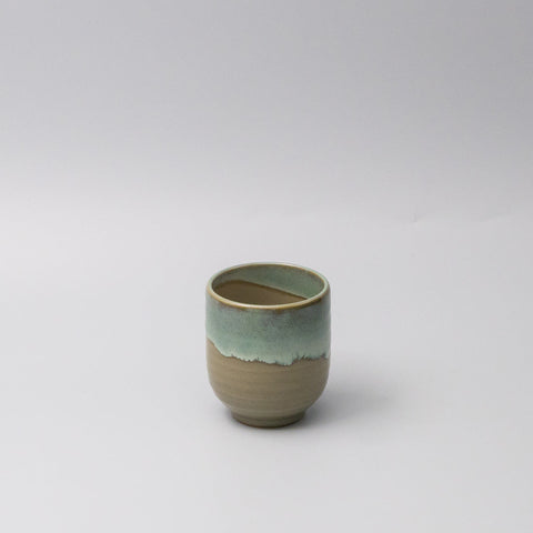 Premium 280ml Aqua Drip Glaze Yunomi Mug Japanese Ceramic Tea Cup