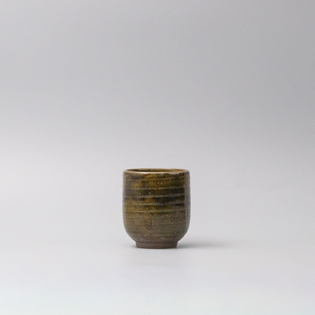 Premium 280ml Moss Glaze Yunomi Mug Japanese Ceramic Tea Cup