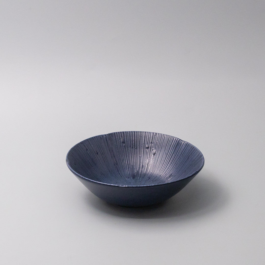 Premium Bowl – Dark Blue Sapphire Glaze 17cm