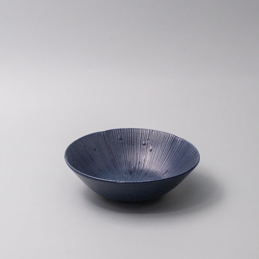 Premium Bowl – Dark Blue Sapphire Glaze 17cm