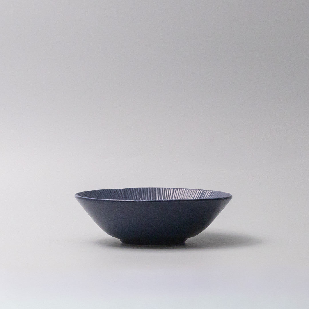 Premium Bowl – Dark Blue Sapphire Glaze 17cm