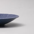 Premium 22.5cm Sapphire Glaze Ceramic Pasta Bowl Japanese Tableware