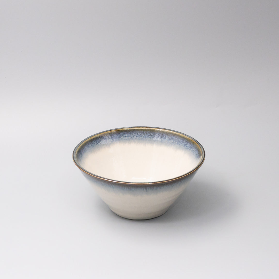 Premium 20cm Aurora Glaze V Shape Ceramic Bowl Dishwasher Microwave Safe