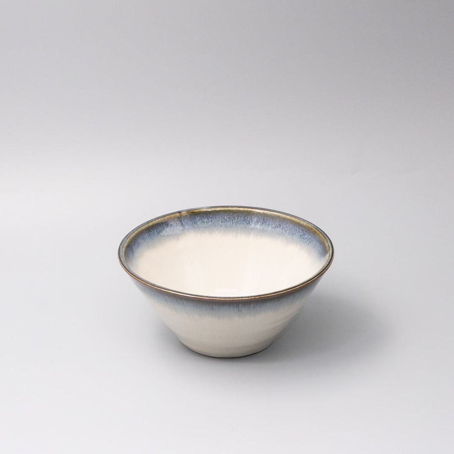Premium 20cm Aurora Glaze V Shape Ceramic Bowl Dishwasher Microwave Safe