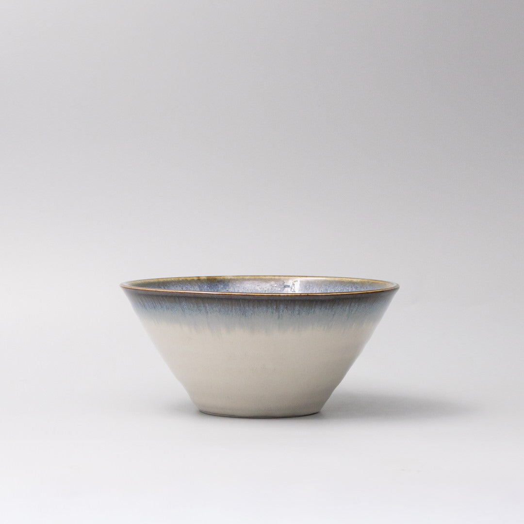 Premium 20cm Aurora Glaze V Shape Ceramic Bowl Dishwasher Microwave Safe