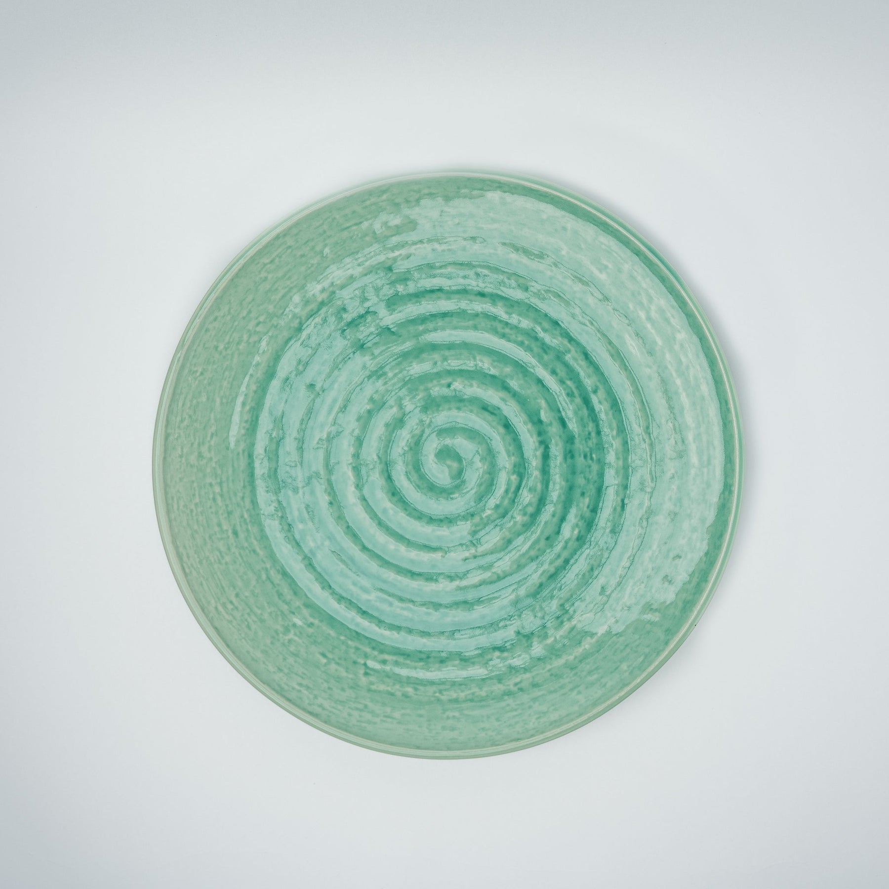 Premium 30.3cm Celadon Glaze Ceramic Serving Plate Dishwasher Microwave Safe