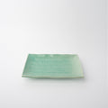Premium 22cm Celadon Glaze Rectangular Ceramic Plate Japanese Tableware
