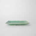 Premium 22cm Celadon Glaze Rectangular Ceramic Plate Japanese Tableware