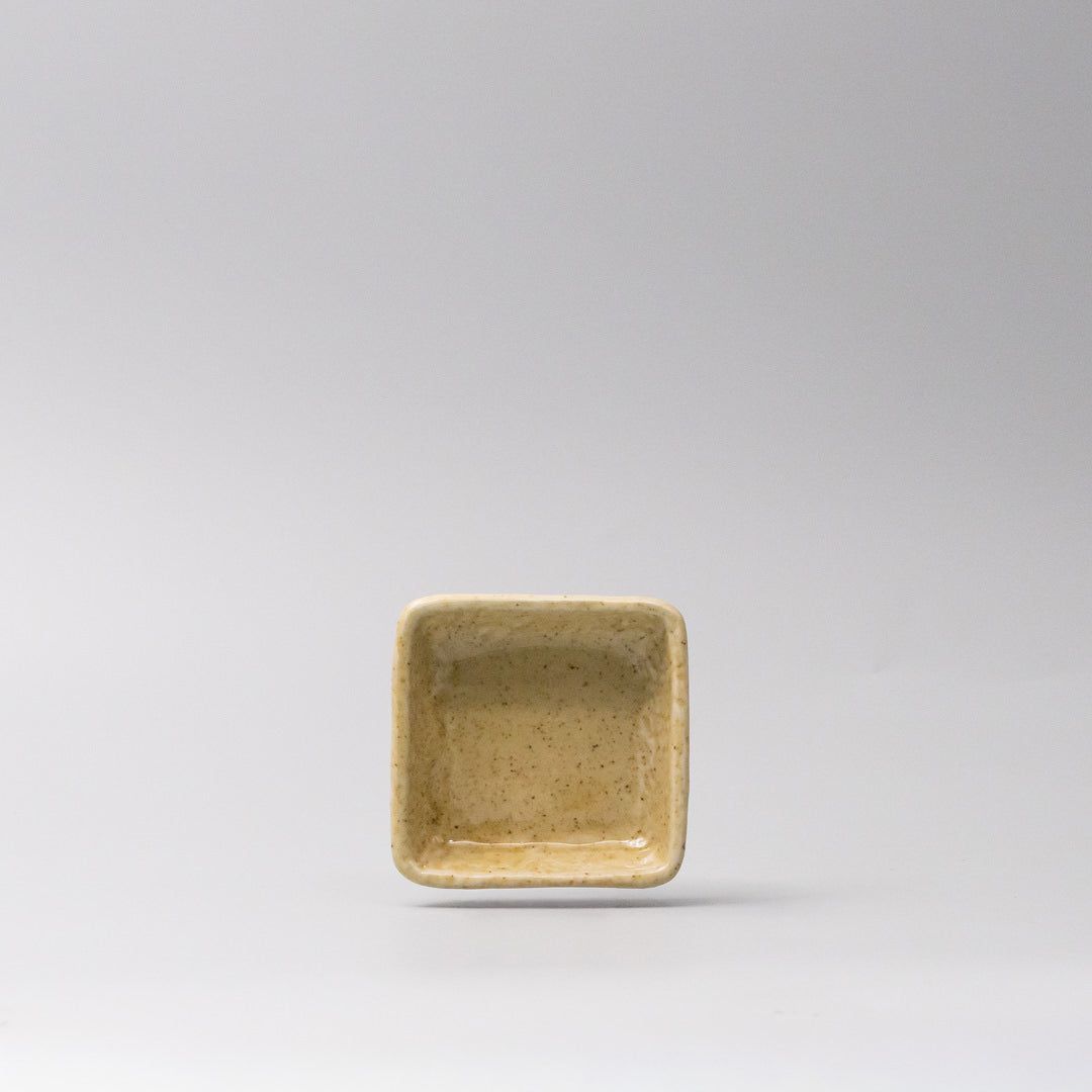 Sauce Dish Squared 8cm Biscuit Glaze - SuperSaverAU - view 3