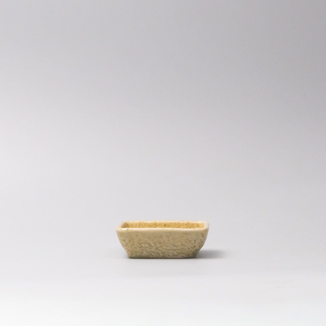 Sauce Dish Squared 8cm Biscuit Glaze - SuperSaverAU - view 4