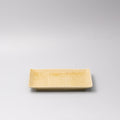 Premium 21cm Biscuit Glaze Rectangular Ceramic Plate Japanese Tableware