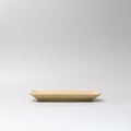Premium 21cm Biscuit Glaze Rectangular Ceramic Plate Japanese Tableware