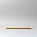 Premium 33x10cm Honey Glaze Rectangular Ceramic Sashimi Plate Dishwasher Microwave Safe