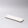 Plate Rectangular Sashimi 32cm Matte White Glaze - SuperSaverAU - view 1