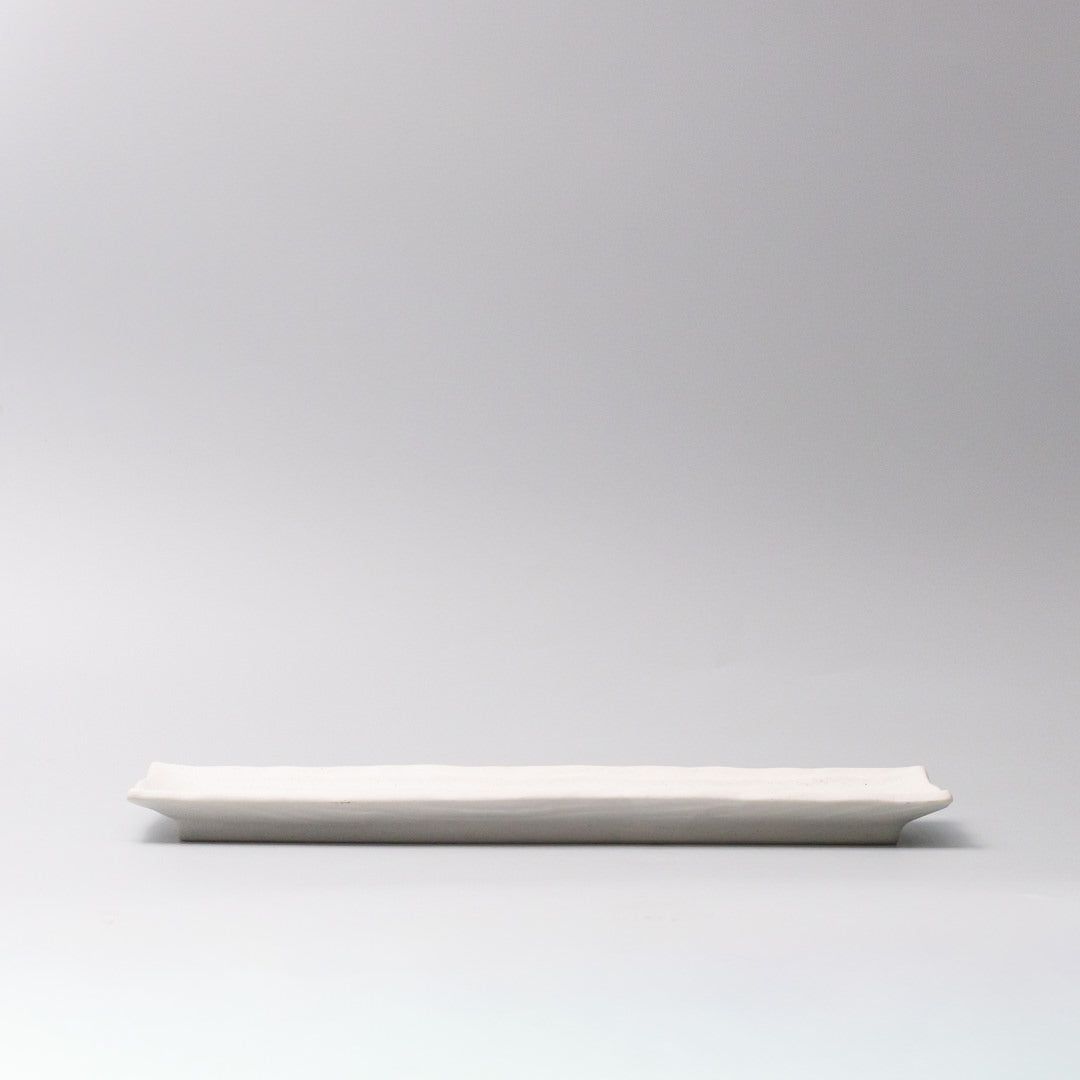 Plate Rectangular Sashimi 32cm Matte White Glaze - SuperSaverAU - view 3