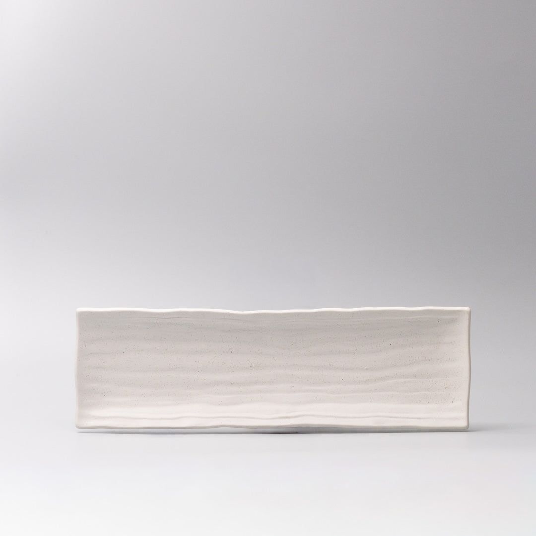 Plate Rectangular Sashimi 32cm Matte White Glaze - SuperSaverAU - view 5
