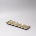 Rectangular Sage Glaze Ceramic Serving Plate 33x10cm Green Japanese Tableware