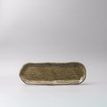 Sage Glaze 33cm Organic Sashimi Plate Green Dishwasher Microwave Safe