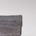 Premium 33x11cm Matte Black Glaze Rectangular Ceramic Plate
