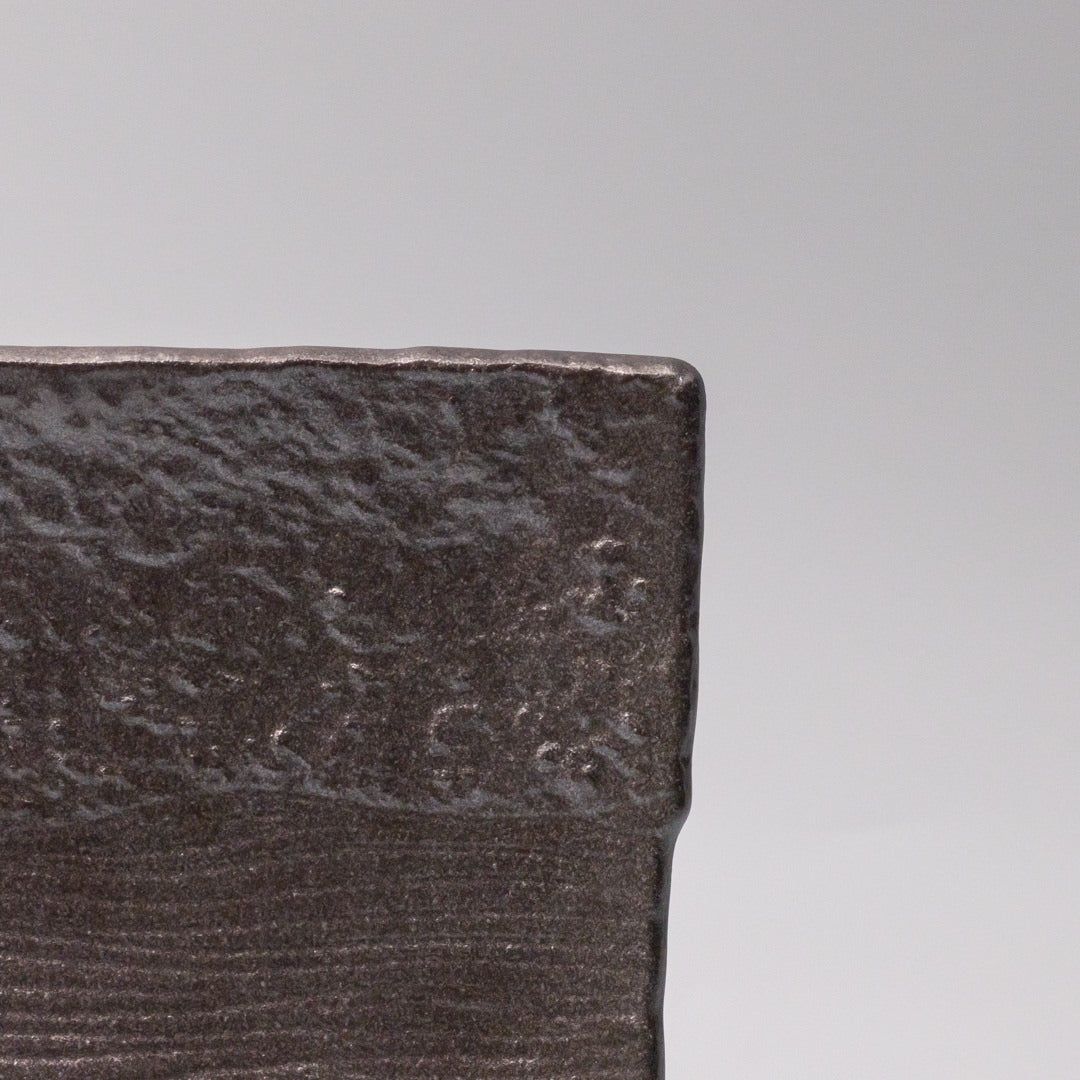 Plate Sushi Rectangular 21cm Matte Black Glaze - SuperSaverAU - view 2