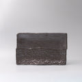 Premium 32cm Matte Black Glaze Rectangular Ceramic Platter Japanese Tableware