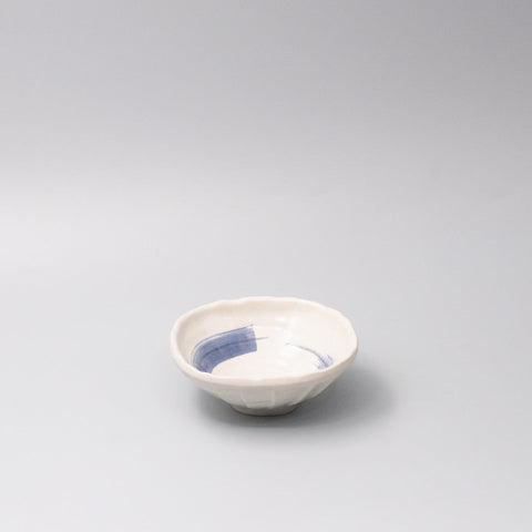 Premium 14cm Blue Swirl Glaze Ceramic Bowl Dishwasher Microwave Safe
