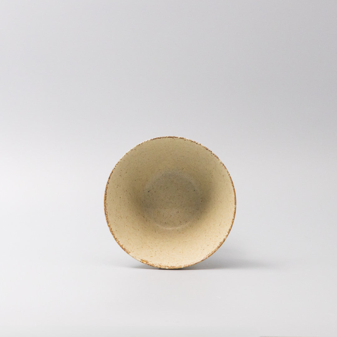 Premium Fluted Bowl – Sand Fade Glaze 13cm