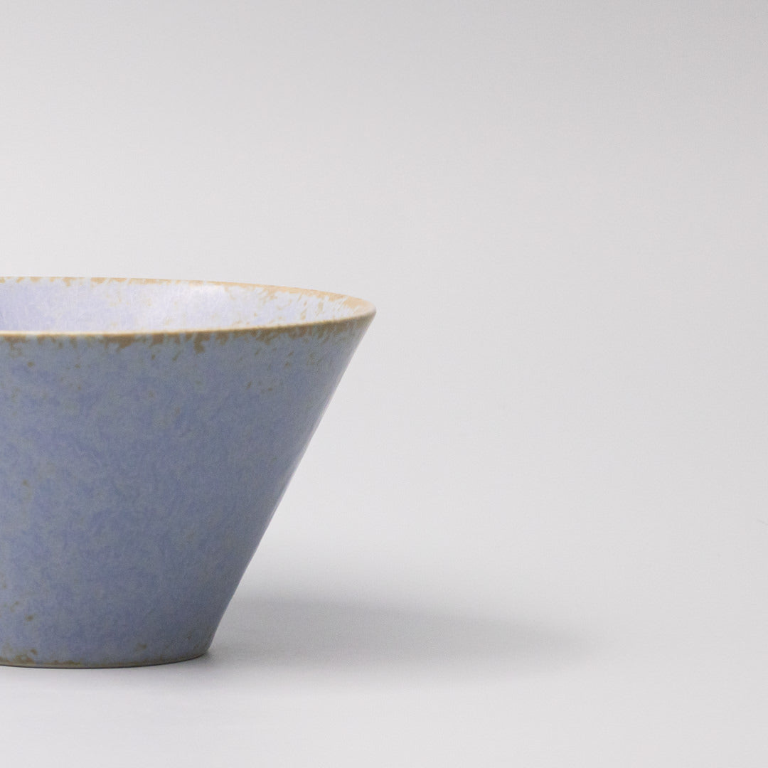Premium Fluted Bowl – Blue Fade Glaze 13cm