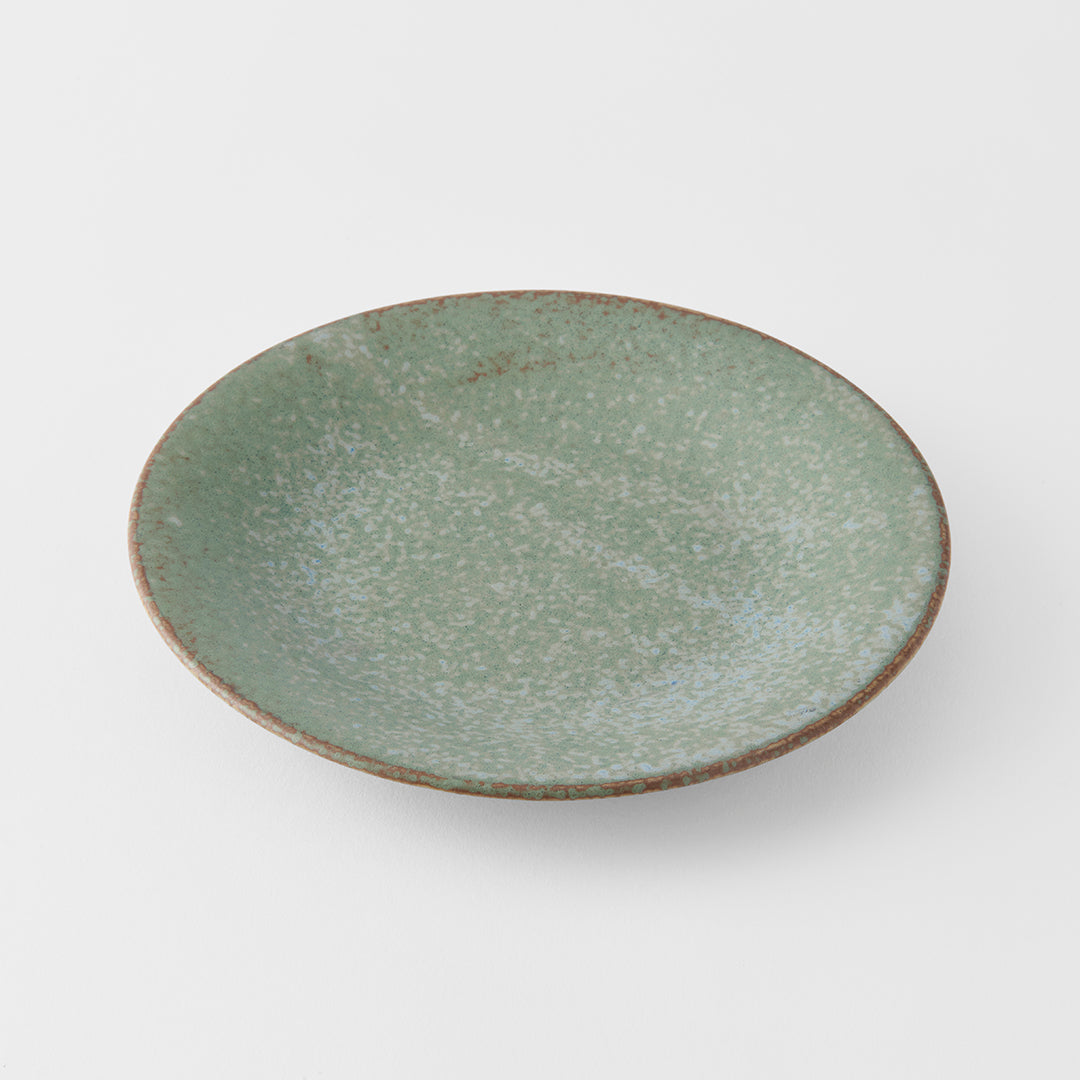 Premium Tapas Plate – Green Fade Glaze 17cm Small Plate