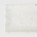Premium 29cm Shell White Glaze Ceramic Sashimi Plate Dishwasher Microwave Safe