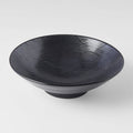 Premium Ramen Bowl – Black Wave Glaze 24.5cm, 900ml