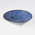Premium Ramen Bowl – Blue Traditional Wave Design 24.5cm, 900ml