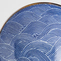 Premium Ramen Bowl – Blue Traditional Wave Design 24.5cm, 900ml