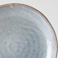 Premium 23cm Steel Grey Glaze Organic Ceramic Plate Dishwasher Microwave Safe