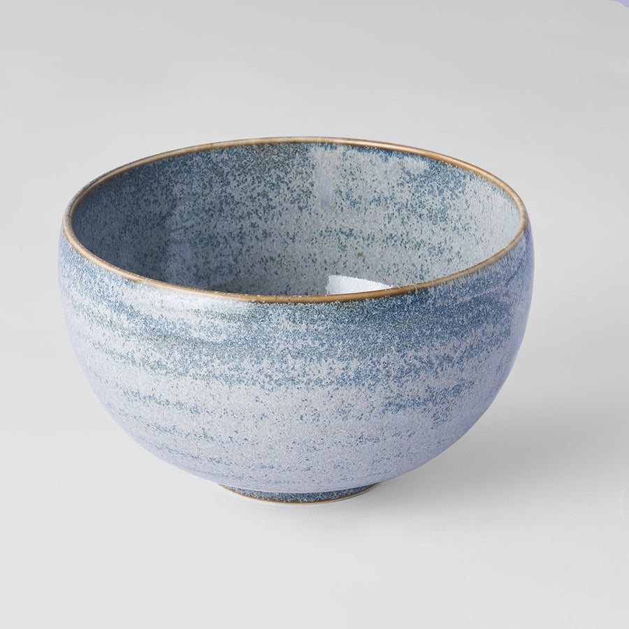 Premium Ceramic Bowl – Steel Grey Glaze 13cm, 500ml