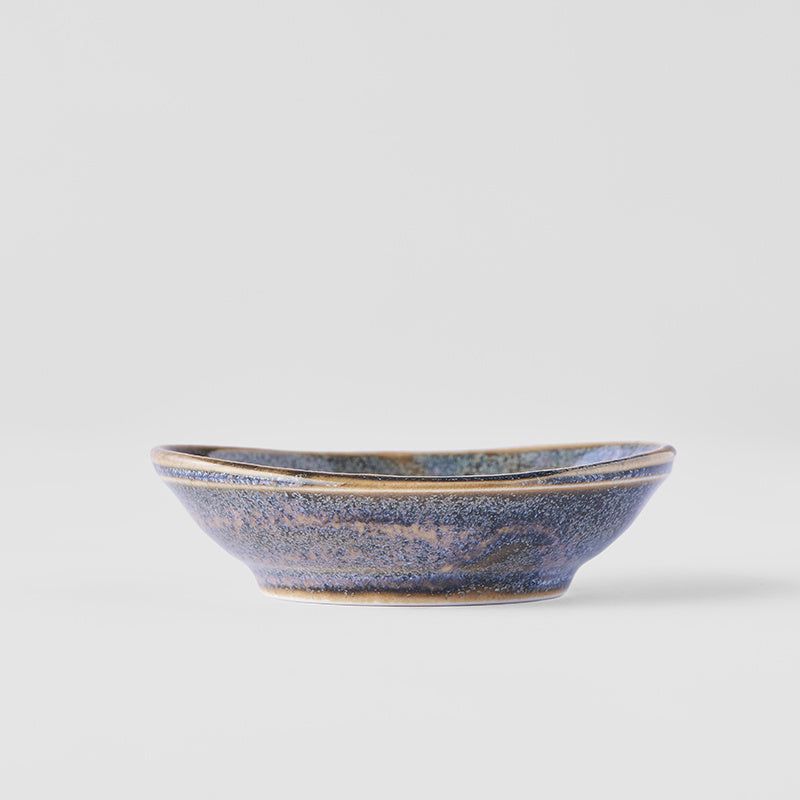 Sauce Dish organic shape 8cm Steel Grey Glaze - SuperSaverAU - view 2