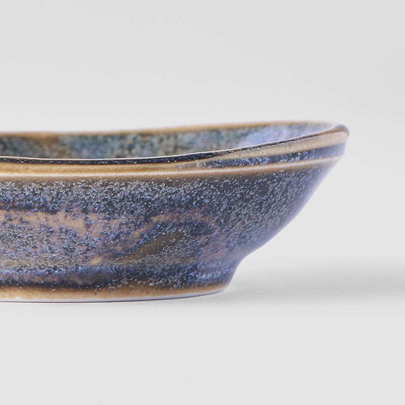 Sauce Dish organic shape 8cm Steel Grey Glaze - SuperSaverAU - view 3