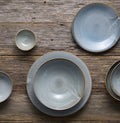 Sauce Dish organic shape 8cm Steel Grey Glaze - SuperSaverAU - view 5